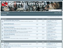 Tablet Screenshot of nwdiveclub.com